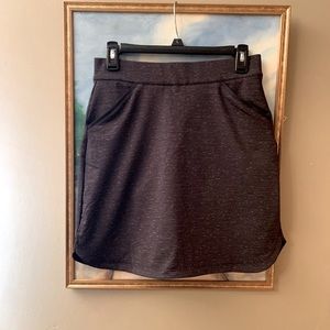 Peter Millar Black Tulip Hem Golf Skort